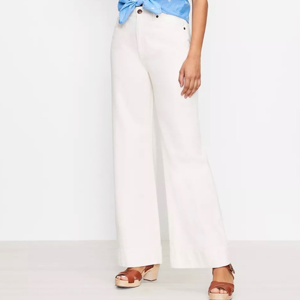 Loft wide leg pants